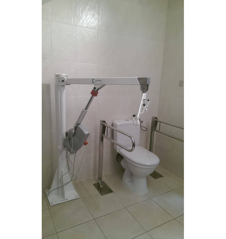 Słupek do podnośnika montowany do podłogi