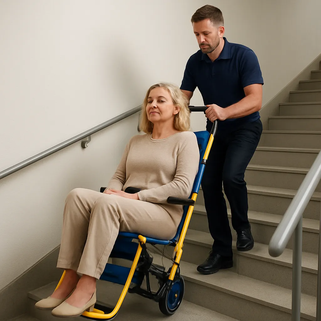 Krzesło do ewakuacji – kiedy warto je wdrożyć w placówce i firmie