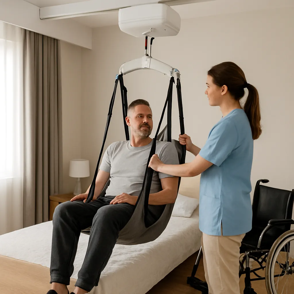 Podnośnik sufitowy dla niepełnosprawnych – nowoczesne wsparcie w transferze pacjenta