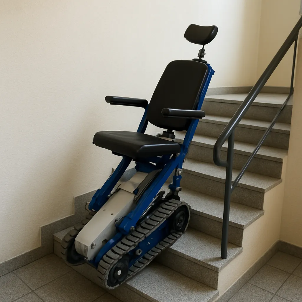 Schodołaz kroczący w wąskiej klatce schodowej – realne możliwości